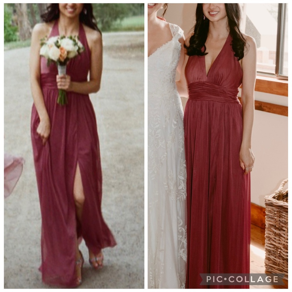 Azazie Bastina Bridesmaid Dress in Desert Rose